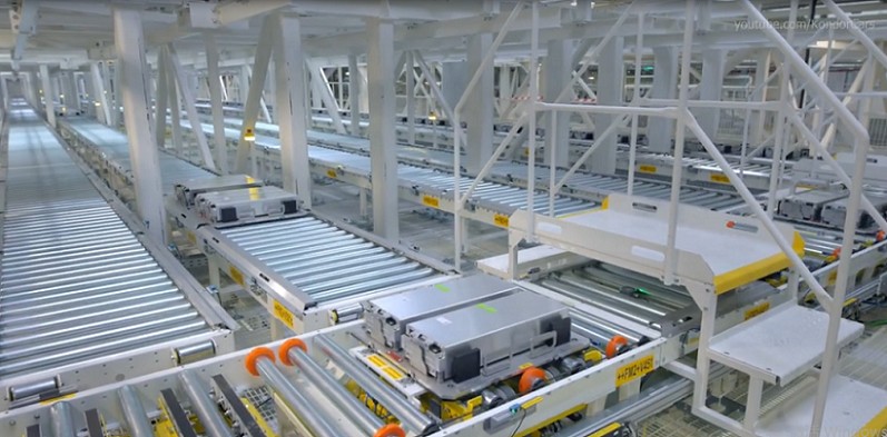 艾思捷定制款VRV040系列減速機--應用在鋰電池輸送行業